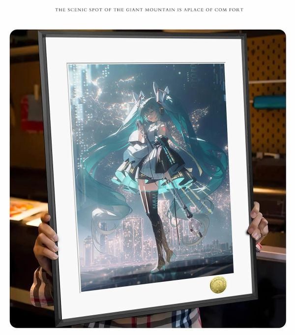 【海外代購】皇呱 《未來歌姬第二彈》初音未來裝飾畫 午睡毯 地毯 