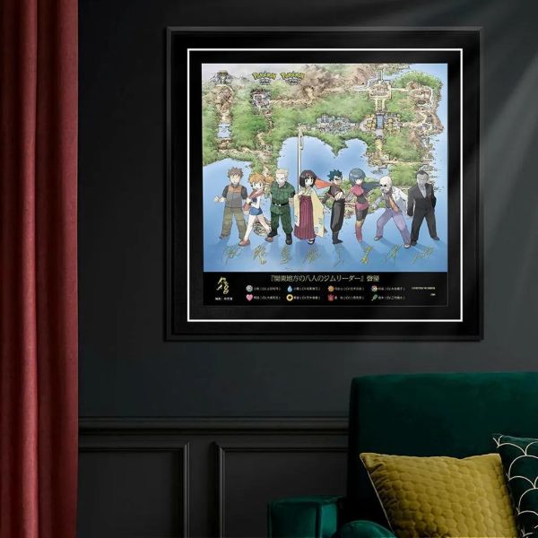 【海外代購】千鳥社 《八館主》寶可夢徽章簽名畫 