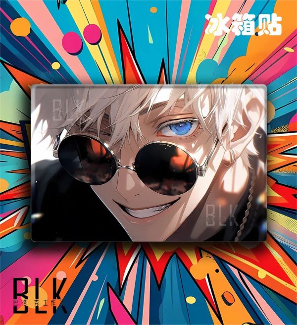 【海外代購】巴洛克 《微笑五條悟》咒術回戰Gojo裝飾畫冰箱貼 