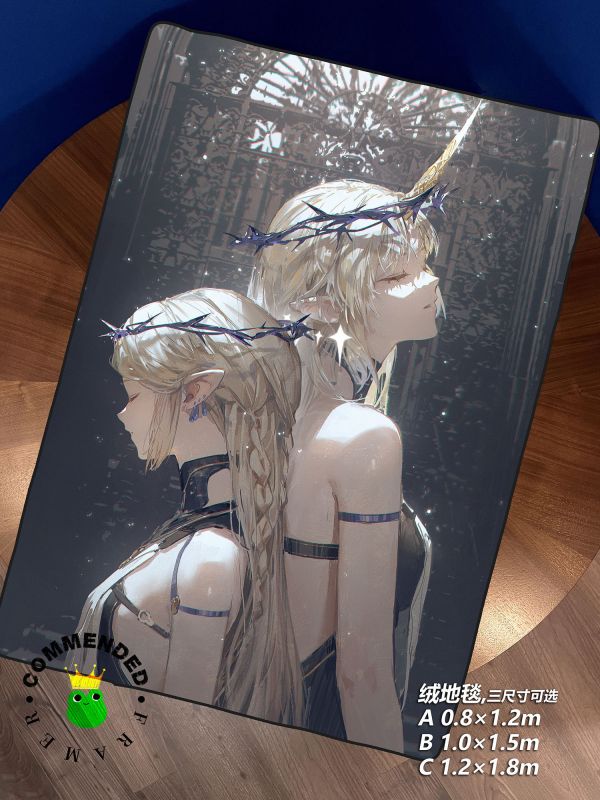 【海外代購】皇呱 《聖女芙露德莉斯》鳴潮卡提希亞流浪騎士芙露德莉斯聖女週邊裝飾畫 午睡毯 地毯 