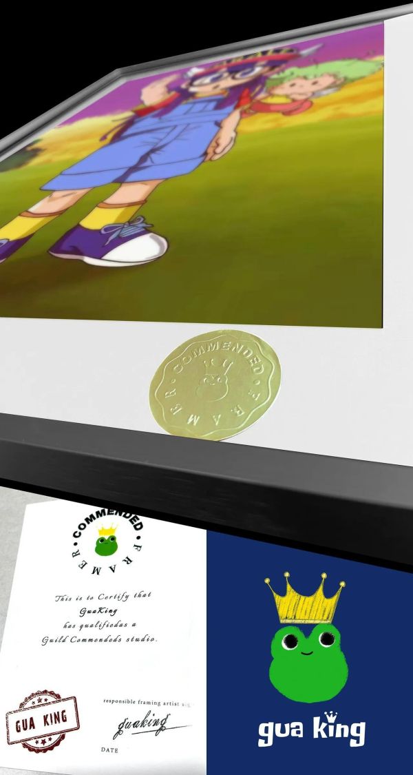 【海外代購】皇呱 《可愛阿拉蕾》阿拉蕾怪博士與機器娃娃裝飾畫 午睡毯 地毯 