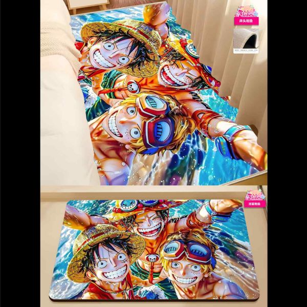 【海外代購】阿喵畫社 三兄弟之海洋羈絆 復古框紀念小型桌面擺台 床頭地墊 浴室地墊 