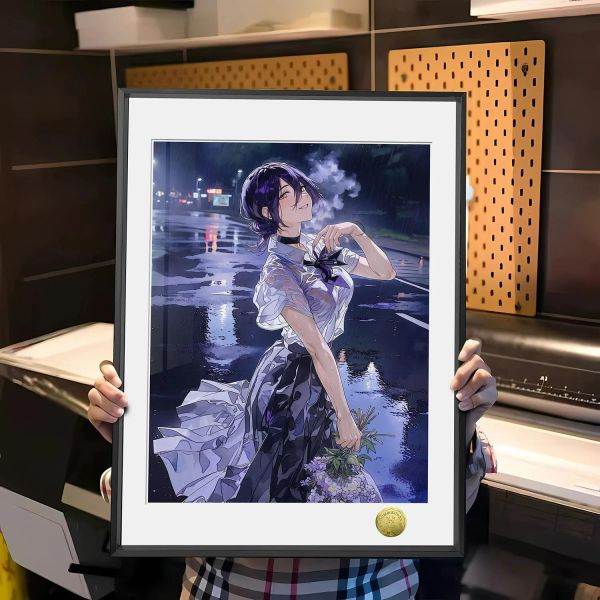 【海外代購】皇呱 《雨中漫步蕾塞》鏈鋸人裝飾畫 午睡毯 地毯 