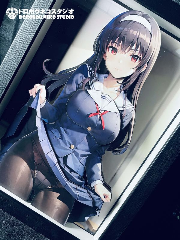 【海外代購】泥棒貓 DSMG-092 霞之丘詩羽 立體裝飾畫 
