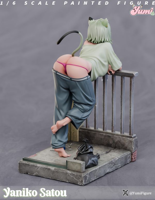 【R18女雕-預定】Yumi figure 尼古丁喵喵-佐藤雅妮子 