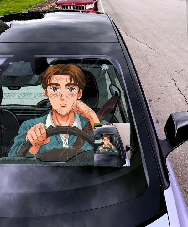 【海外代購】千鳥社 《汽車前擋遮陽-藤原拓海》 