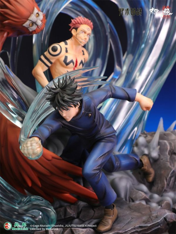 【海外現貨】末那魂燃 咒術回戰 伏黑惠vs兩面宿儺：初戰 正版授權雕像 