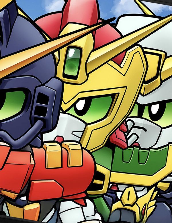 【海外代購】千鳥社 《萌鋼靈魂》 機動戰士鋼彈SD高達Gundam閃光鋼彈滑鼠墊裝飾畫 