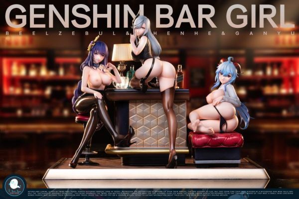 【海外代購】ILL 地下工廠 原神聯名系列008 夜店 (甘雨 & 申鶴 & 雷電將軍) 