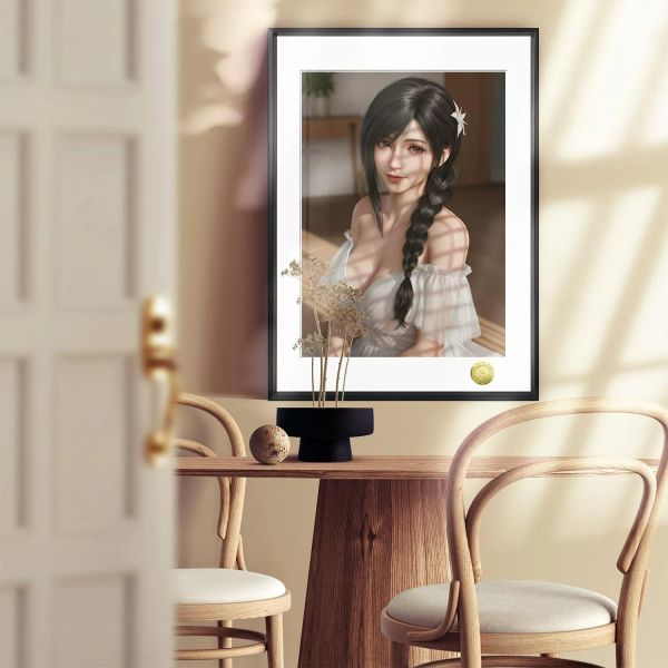 【海外代購】皇呱《甜美女友蒂法》最終幻想VII裝飾畫 午睡毯  地毯 