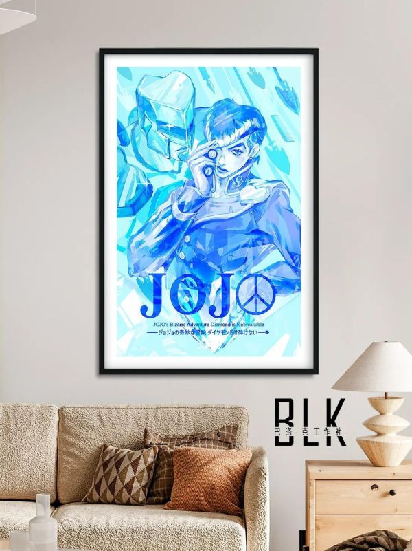 【海外代購】巴洛克 《不滅鑽石》JOJO的奇妙冒險裝飾畫冰箱貼 