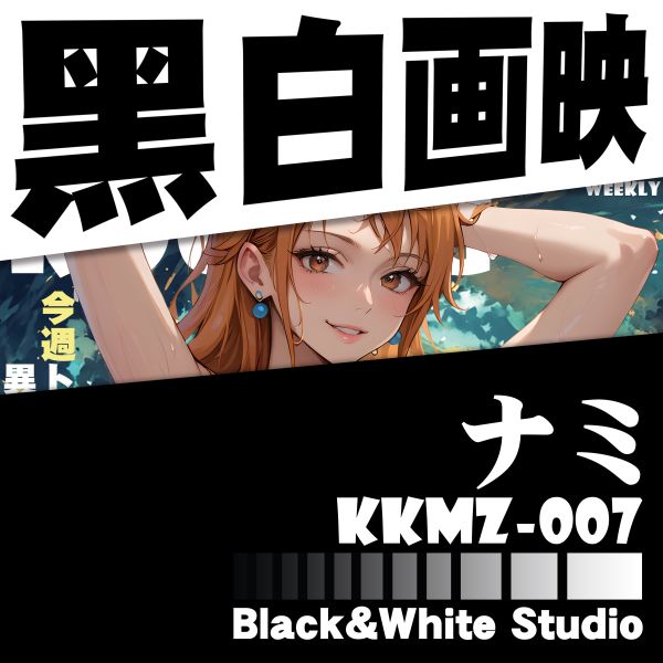 【海外代購】黑白畫映 B&W 週刊封面系列立體裝飾畫 第七彈 娜美 KKMZ-007 