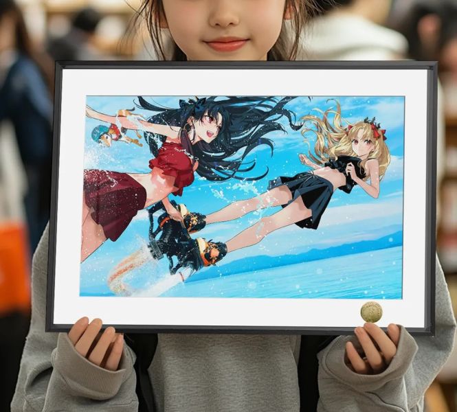 【海外代購】皇呱 《泳裝姐妹》Fate貴族姐妹裝飾畫 午睡毯  地毯 