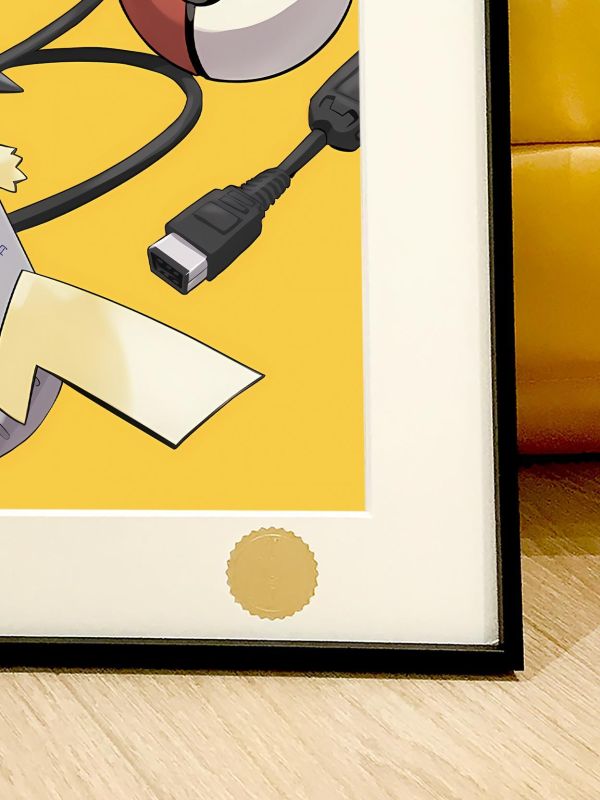 【海外代購】星空 《皮卡丘30週年》Pikachu寶可夢神奇寶貝小智伊貝神奇寶貝裝飾畫 