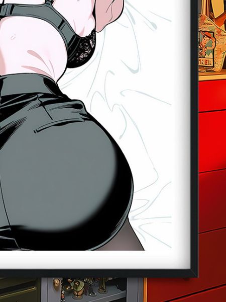 【海外代購】巴洛克 《臥室瑪奇瑪》Chainsaw Man鏈鋸人Makima蕾塞篇電次帕瓦動畫裝飾畫冰箱貼 