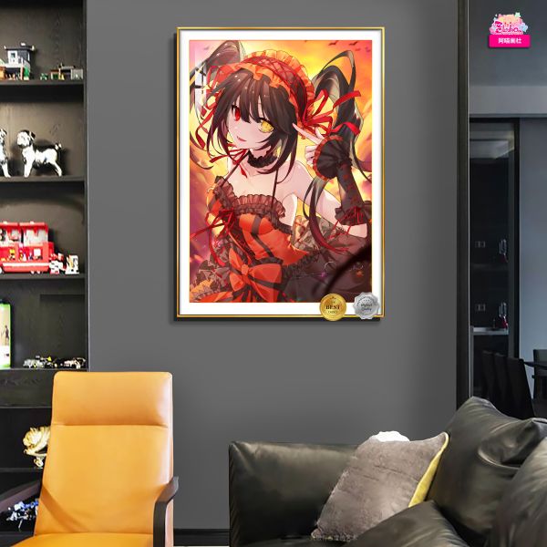 【海外代購】阿喵畫社 時崎狂三 晶瓷畫 
