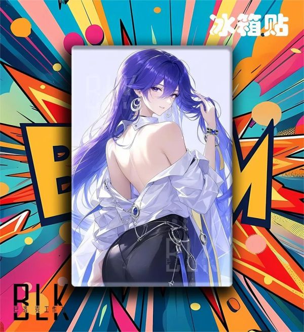 【海外代購】巴洛克 《洛瑟菈》鳴潮裝飾畫冰箱貼 