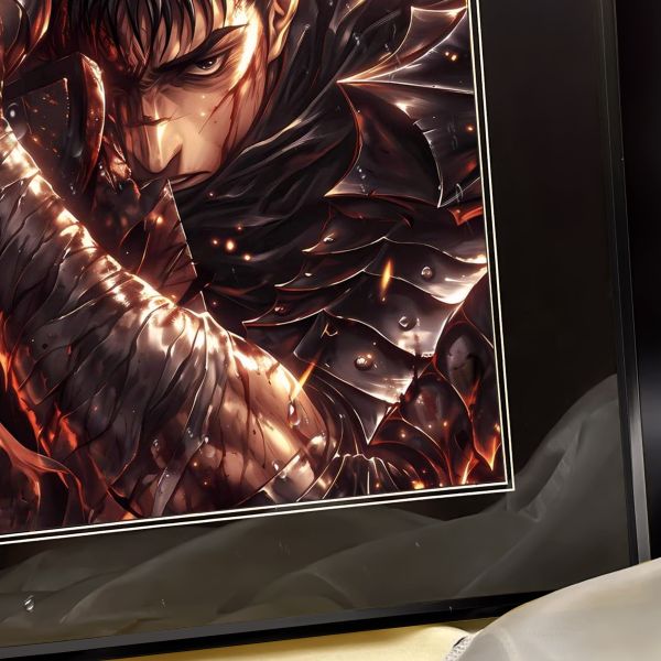 【海外代購】阿喵畫社 背水一戰 格斯 展館級8k超清精裱畫 