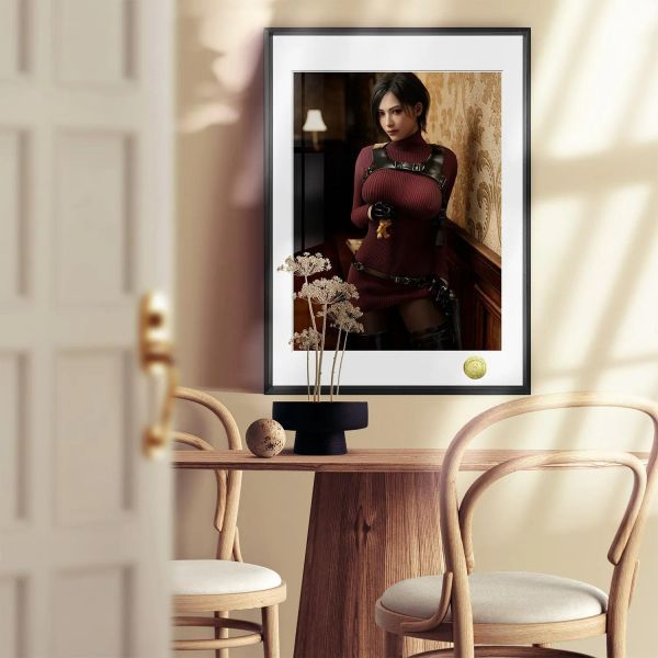 【海外代購】皇呱 《蛇蠍美人艾達·王》生化危機裝飾畫 午睡毯 地毯 