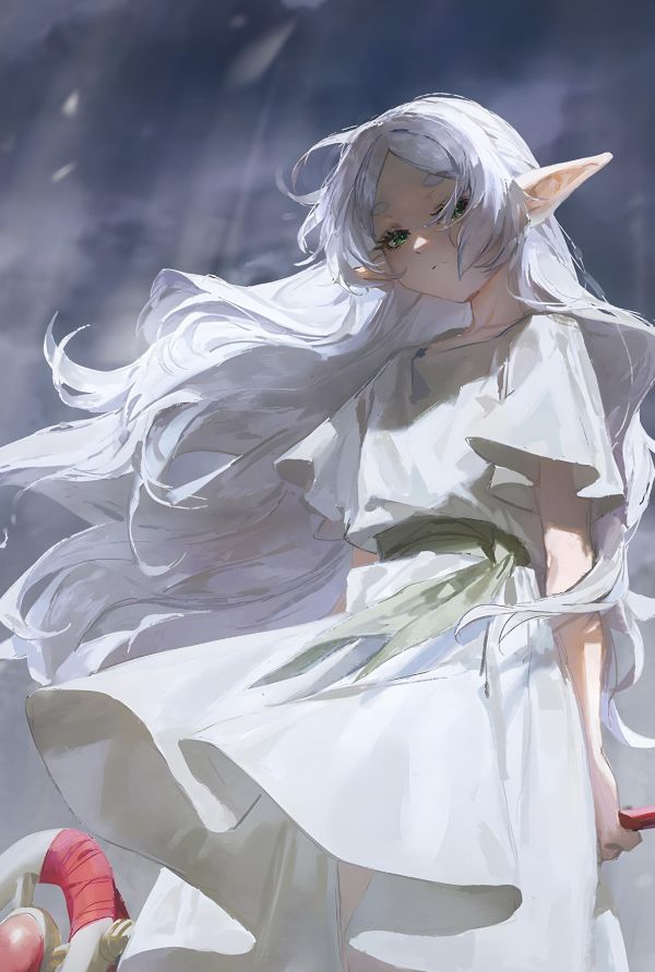 【海外代購】H2 《憂傷芙莉蓮》葬送的芙莉蓮Frieren動畫二次元裝飾畫 