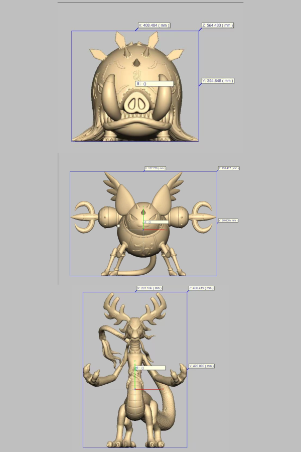 【預定】獨角獸 DJS 十二帝魔系列 山豬獸 天龍獸 飛鼠獸 