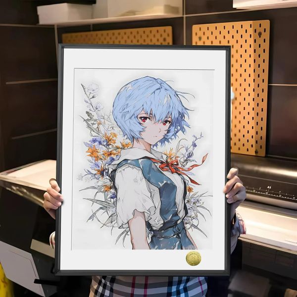 【海外代購】皇呱 《花季少女綾波麗》第一適格者裝飾畫 午睡毯 地毯 