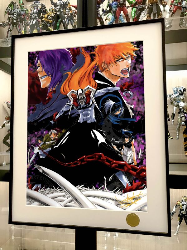 【海外代購】星空 《bleach》死神一護虛露琪亞千年血戰篇二次元裝飾畫 