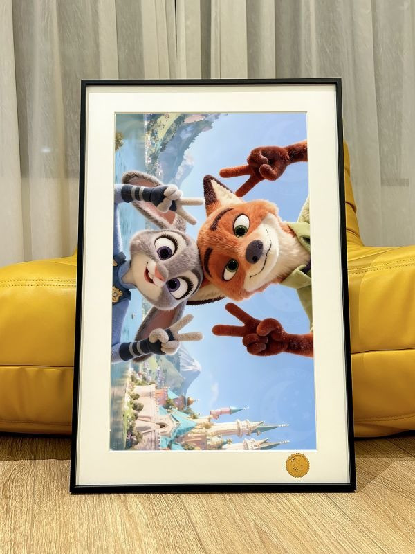 【海外代購】星空《動物城自拍A/B版》瘋狂動物城2Zootopia朱迪尼克裝飾畫 