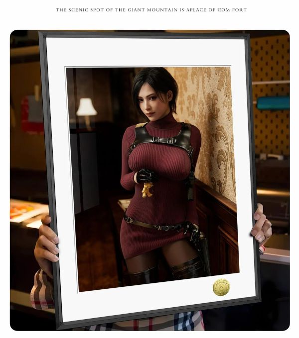 【海外代購】皇呱 《蛇蠍美人艾達·王》生化危機裝飾畫 午睡毯 地毯 