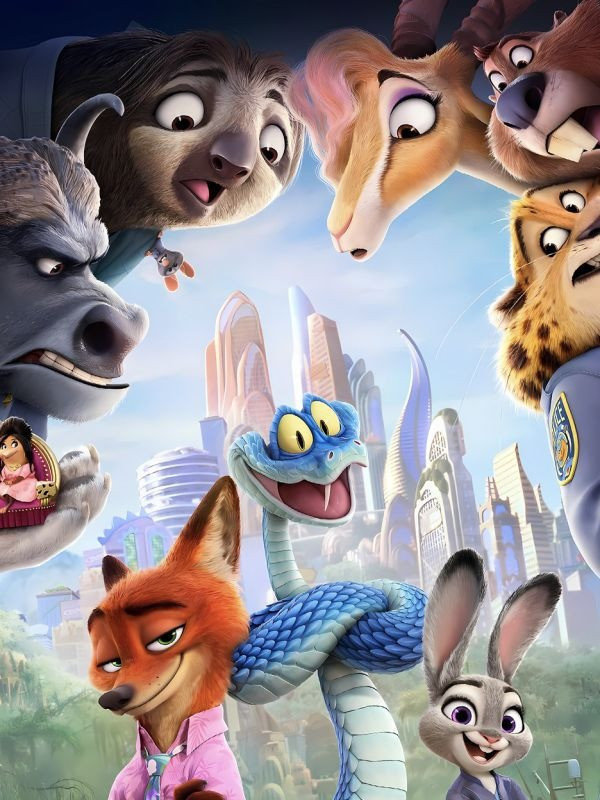 【海外代購】星空 《動物城系列》瘋狂動物城2Zootopia裝飾畫 