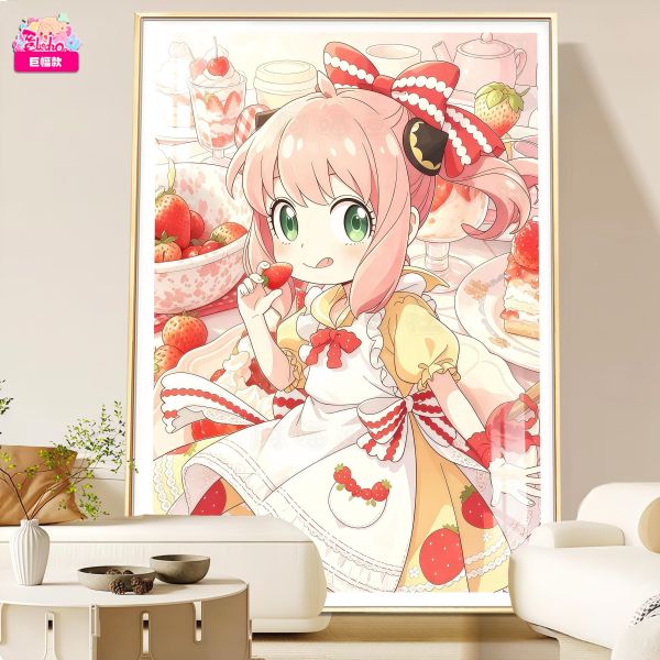 【海外代購】阿喵畫社 甜心寶貝 阿尼亞·福傑 間諜過家家新品12K主題氛圍週邊 牆面掛毯 地墊 冰箱貼 