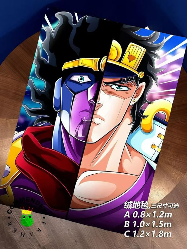 【海外代購】皇呱 《承太郎&白金之星》JOJO的奇妙冒險阿強歐拉迪奧 午睡毯  地毯 