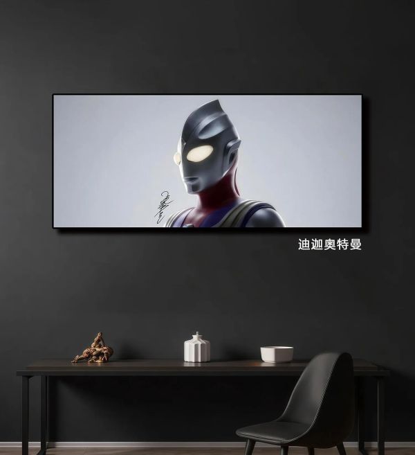 【海外代購】千鳥社《迪迦奧特曼》光之巨人人間體聲優演員簽名鼠標墊裝飾畫 