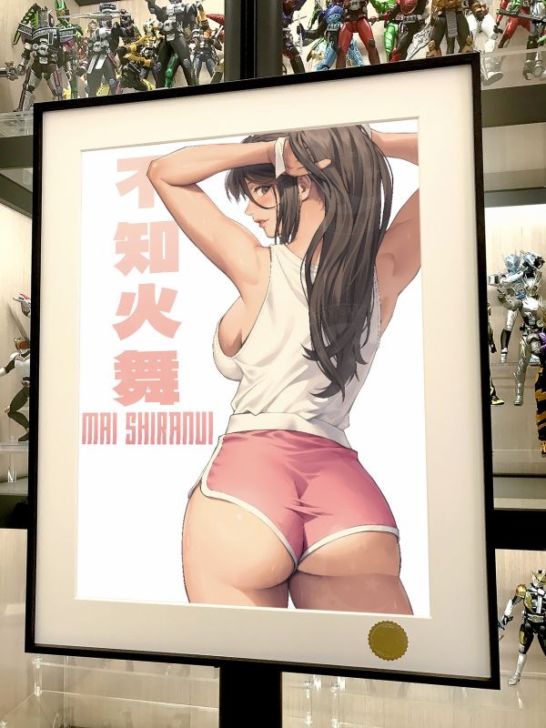 【海外代購】星空 《不知火舞日常》Mai扇子餓狼傳說拳皇春麗動漫裝飾畫