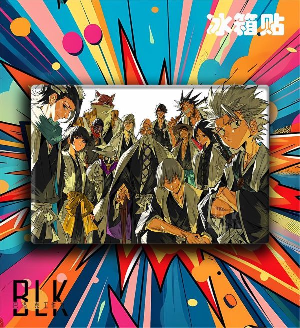 【海外代購】巴洛克《十三隊》死神境·界虛十刃裝飾畫冰箱貼 