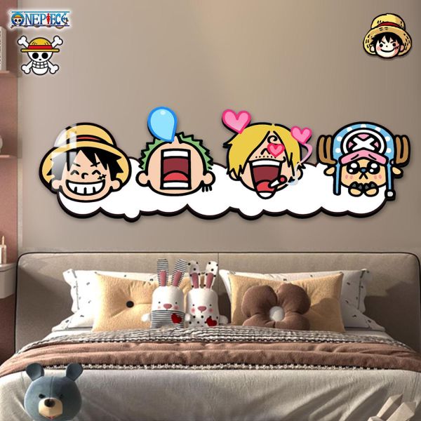 【海外代購】阿喵畫社 海賊王床頭超長燈帶畫 