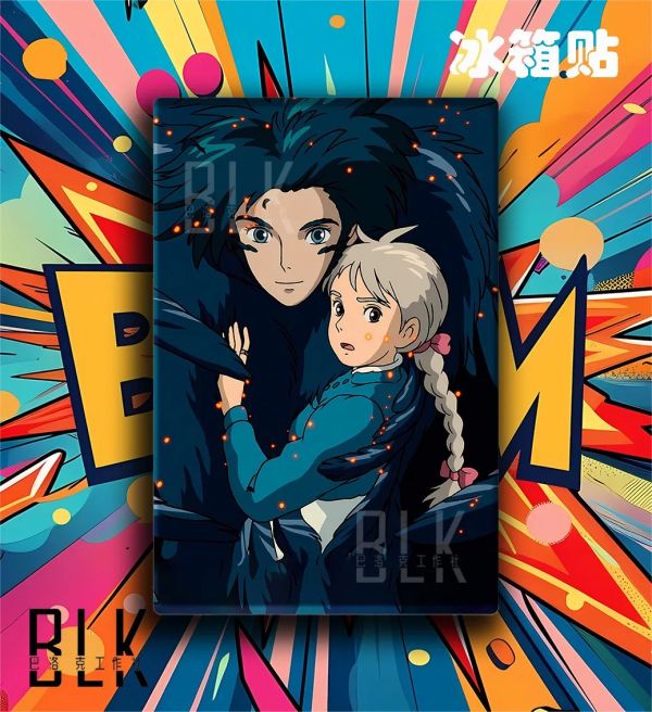 【海外代購】巴洛克《哈爾蘇菲》哈爾的移動城堡裝飾畫/冰箱貼 