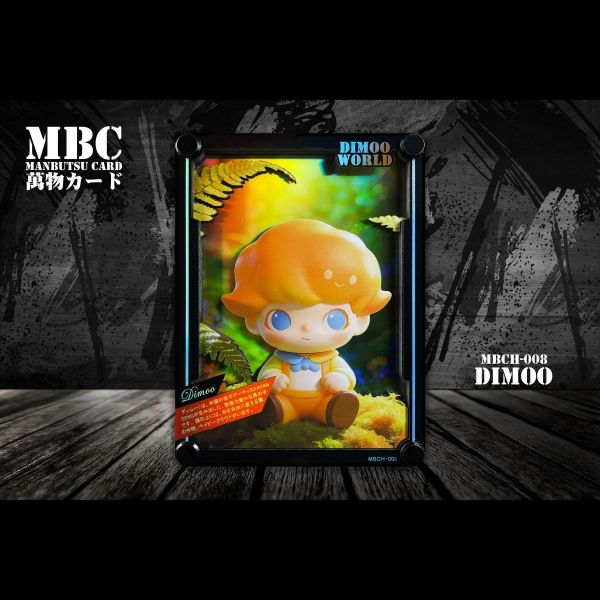 【海外代購】黑白畫映 B&W MBC Manbutsu Card 迪莫 Dimoo 桌面立體裝飾卡磚 