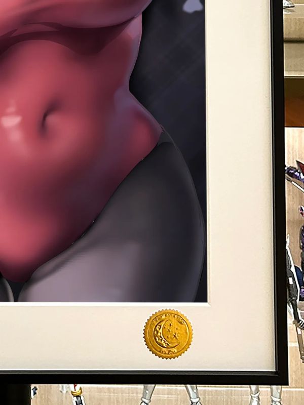 【海外代購】星空《紅衣貞淑》金美庭美麗新世界韓漫裝飾畫 