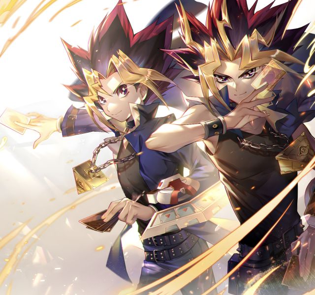 【海外代購】H2 《遊戲二人組》遊戲王武藤遊戲阿圖姆暗遊戲法老王裝飾畫 