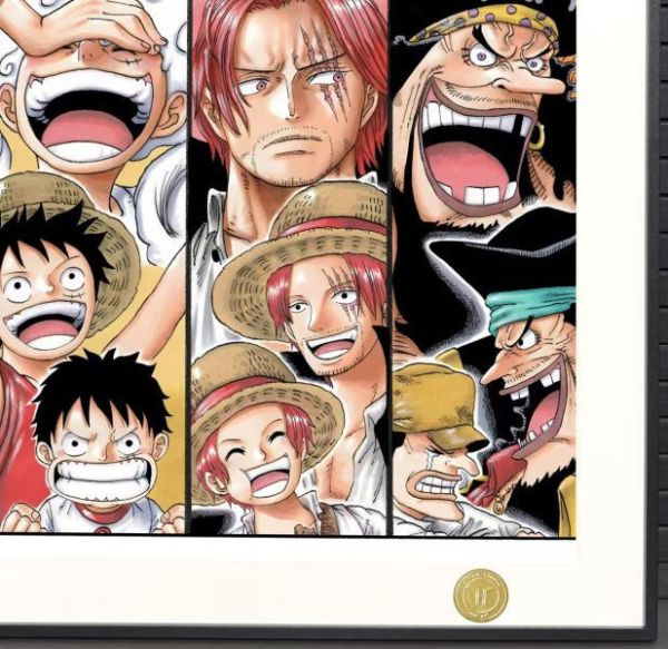 【海外代購】H2 《四皇之路》海賊王魯夫香克斯巴基黑鬍子裝飾畫 