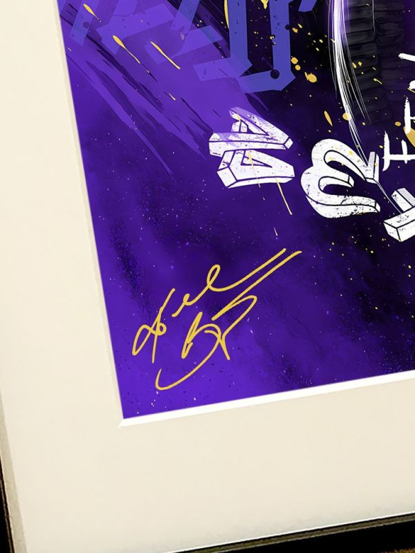 【海外代購】星空 《紫金曼巴》NBA科比布萊恩特Kobe Bryant洛杉磯湖人裝飾畫 