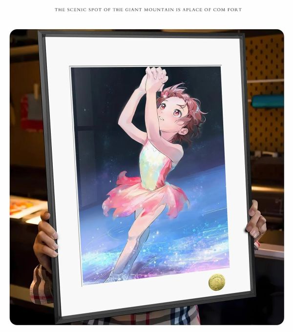 【海外代購】皇呱《花樣滑冰的熱愛》金牌得主結束祈裝飾畫 午睡毯  地毯 