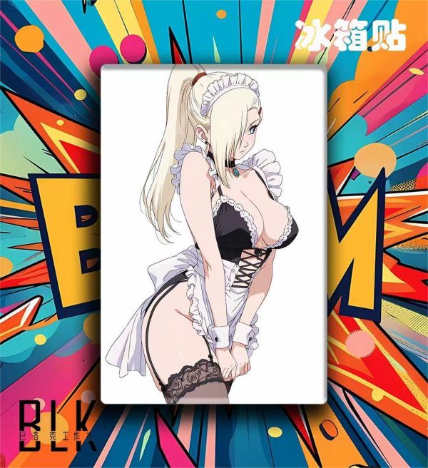 【海外代購】巴洛克 《女僕井野》NARUTO火影忍者山中井野小櫻佐井漩渦鳴人動漫裝飾畫冰箱貼 