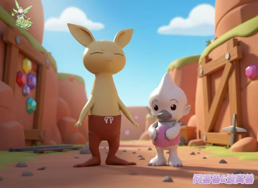 【預定】美肚莎 數碼寶貝 波高獸問答獸 