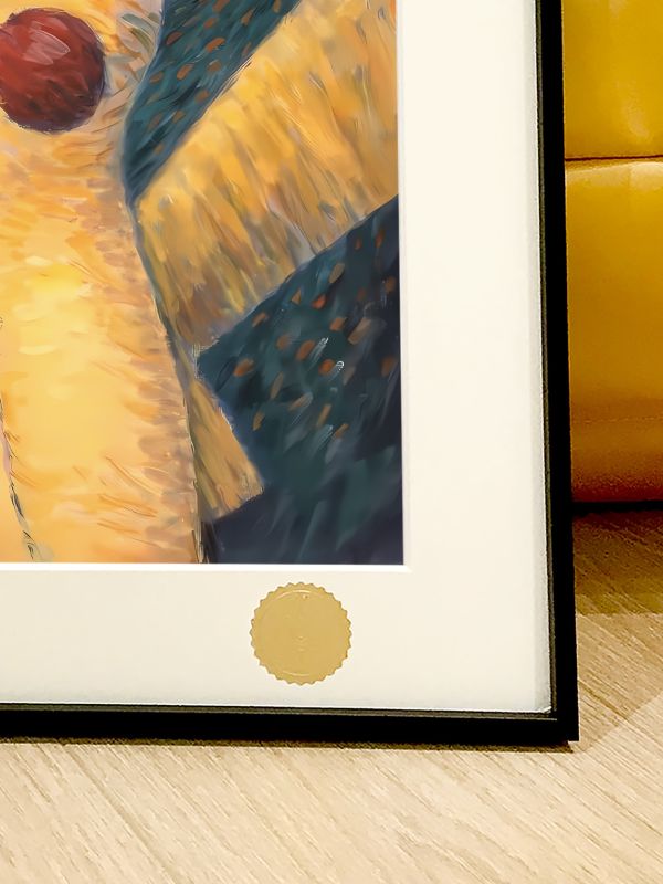 【海外代購】星空 《梵谷皮卡丘》寶可夢神奇寶貝小智寵物小精靈Pikachu二次元裝飾畫 