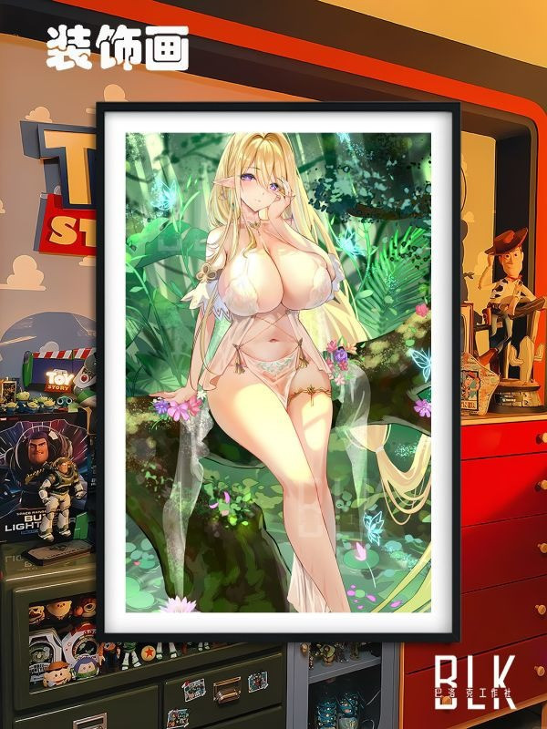 【海外代購】巴洛克 叢林金獅碧藍航線Gouden Leeuw裝飾畫/冰箱貼 