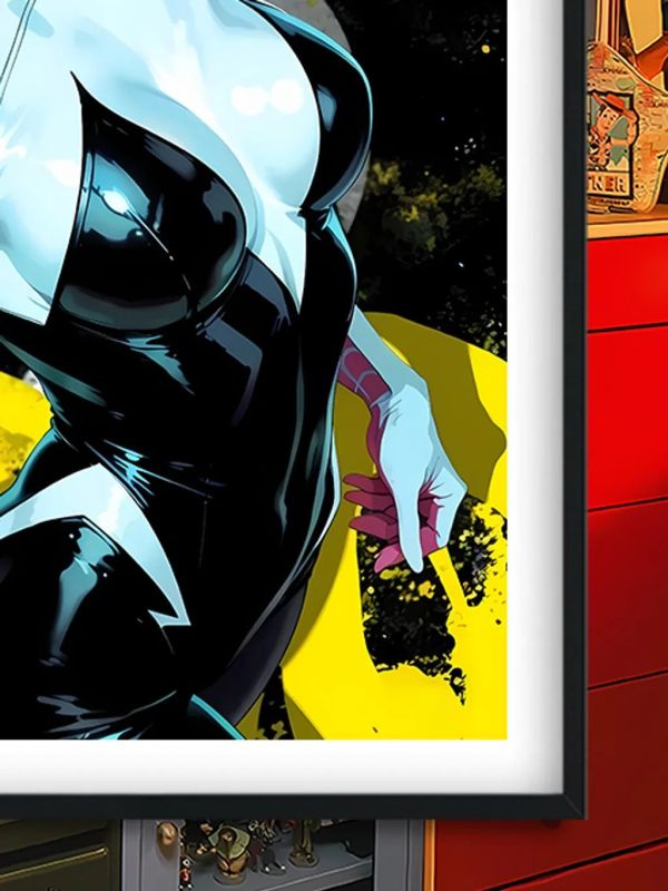 【海外代購】巴洛克《蜘蛛俠格溫》漫威復仇者聯盟動漫裝飾畫冰箱貼 