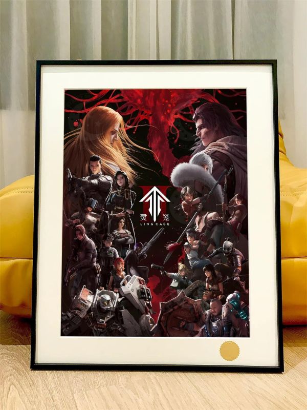 【海外代購】星空《靈籠》白月魁ASH馬克查爾斯隨影國漫動漫裝飾畫 