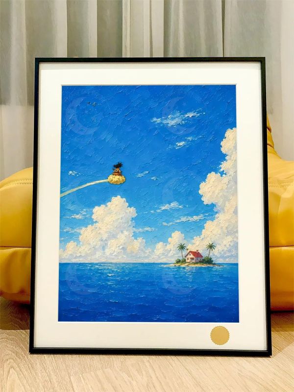 【海外代購】星空 《龜仙屋》七龍珠裝飾畫 
